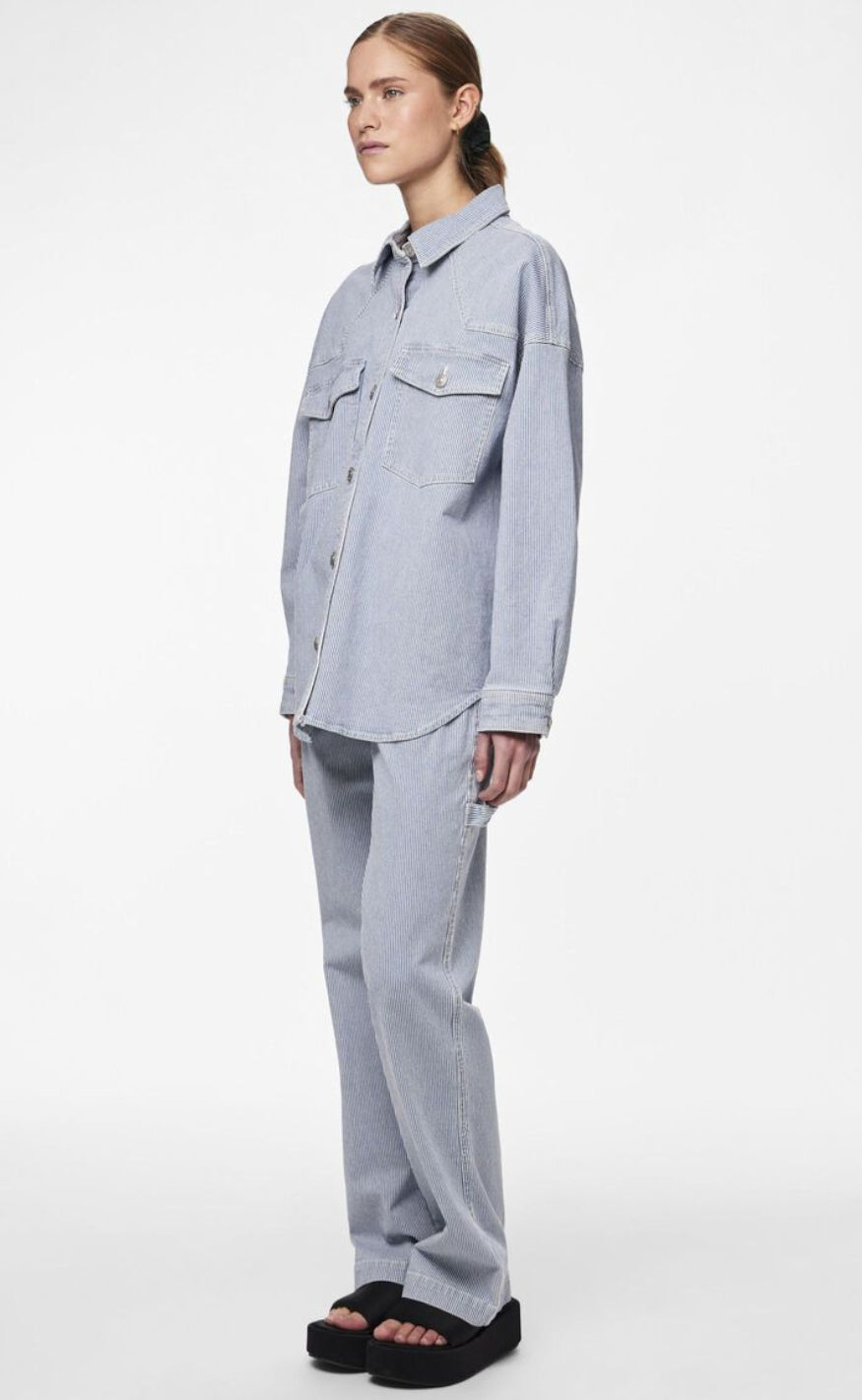PIECES Jakke - Billo - Light Blue Denim