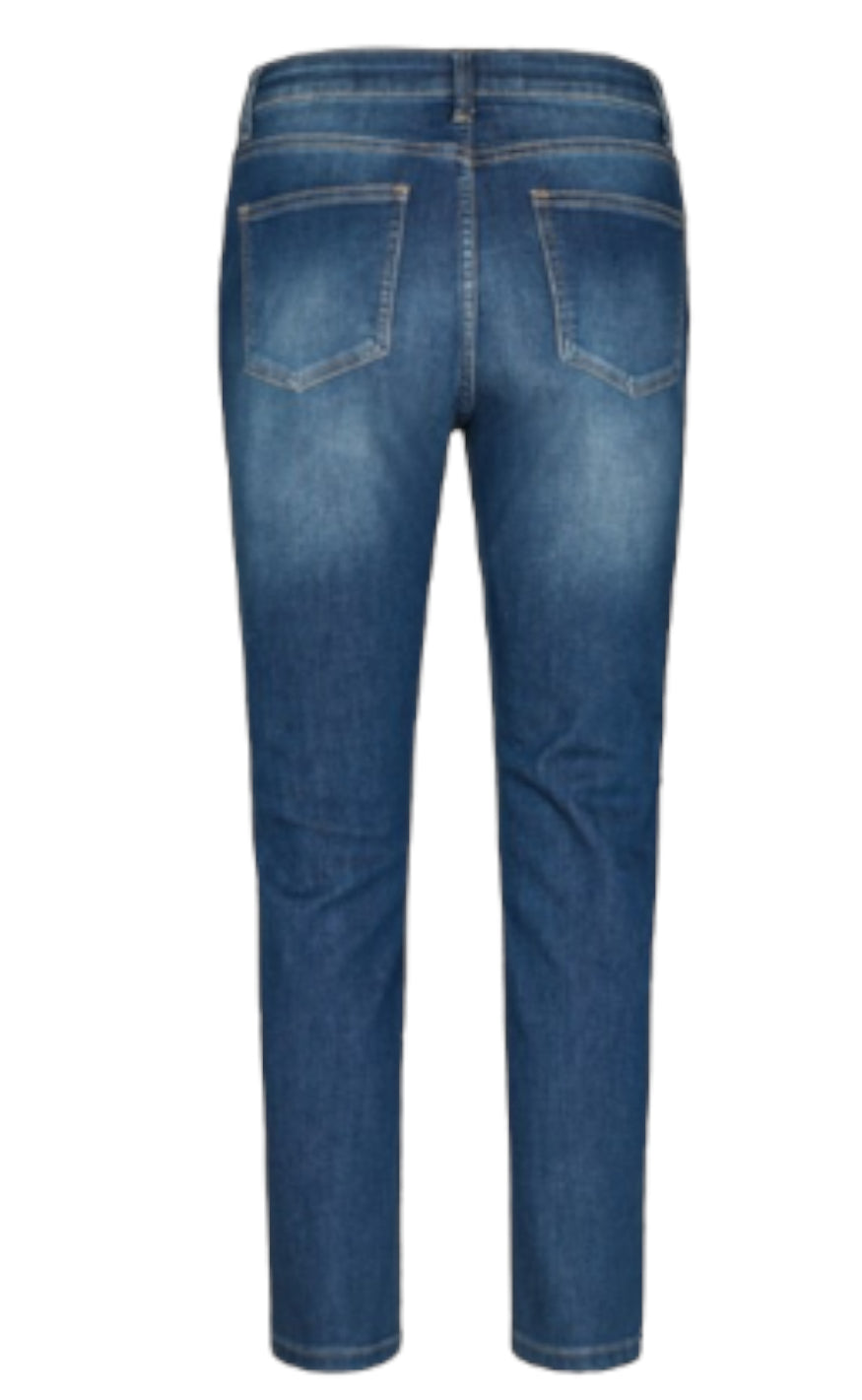 Freequent Bukser - Jane - Medium Blue Denim