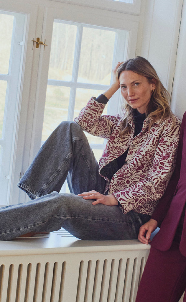 Freequent Jakke - Jady - Moonbeam w. Port Royale