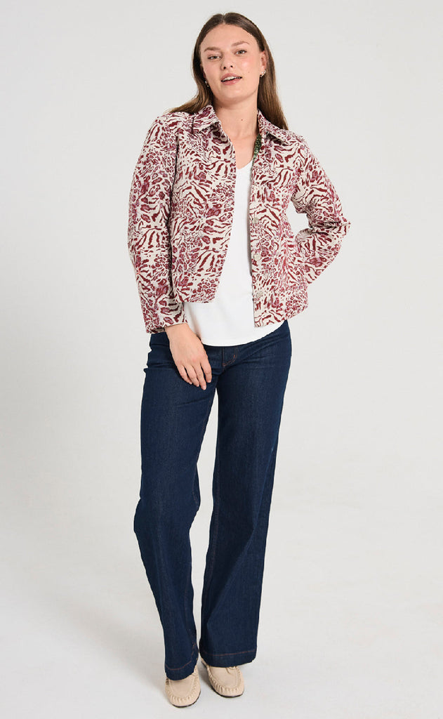 Freequent Jakke - Jady - Moonbeam w. Port Royale