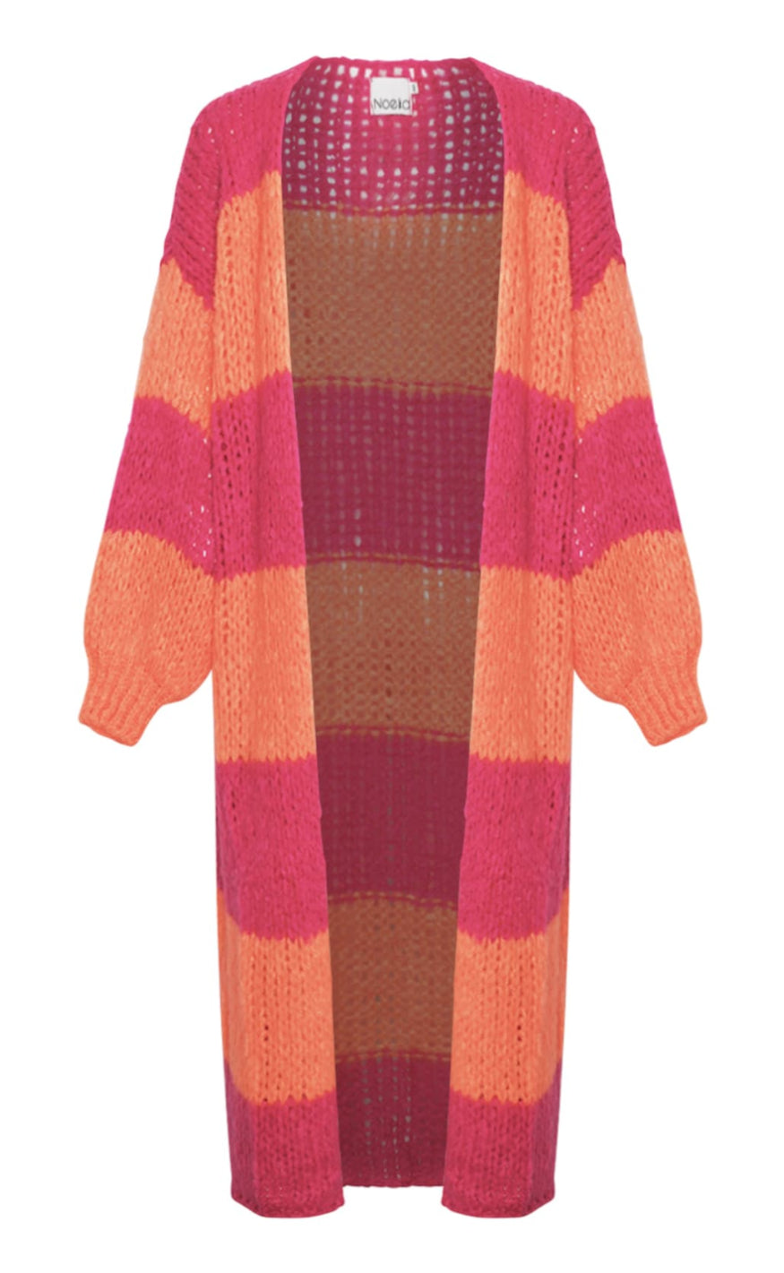 Noella Cardigan - Jagger - Orabel Pink Stripe