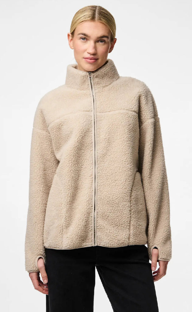 Pieces Jakke - Sadia - Silver Gray