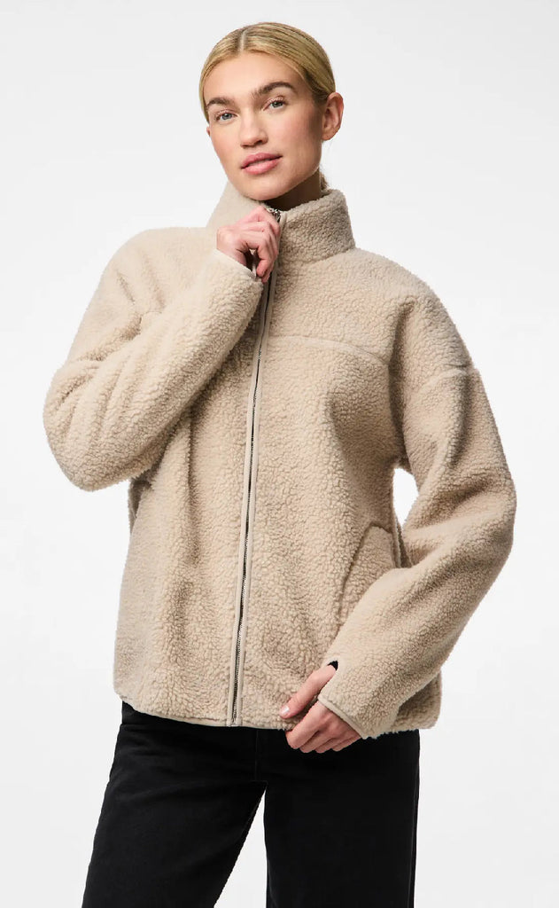 Pieces Jakke - Sadia - Silver Gray