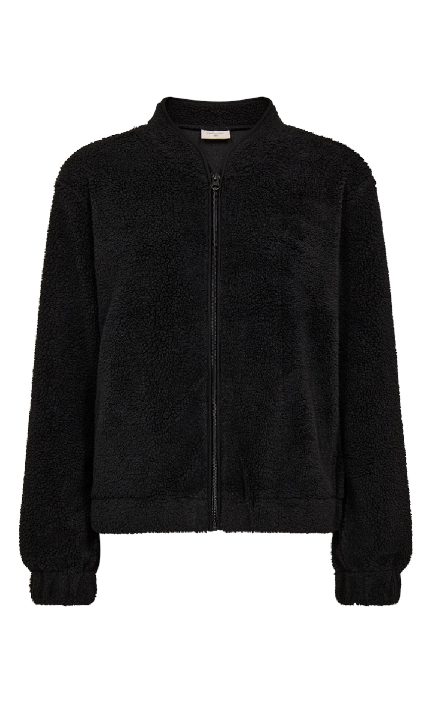 Freequent Jakke - Teddy - Black