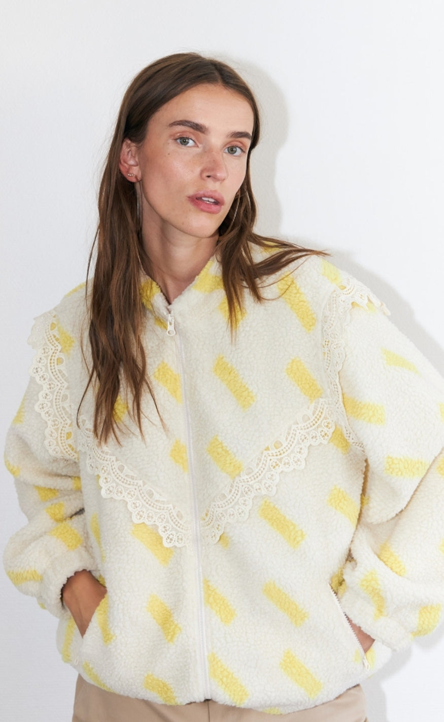 Lollys Laundry Jakke - Fall LS - Light Yellow
