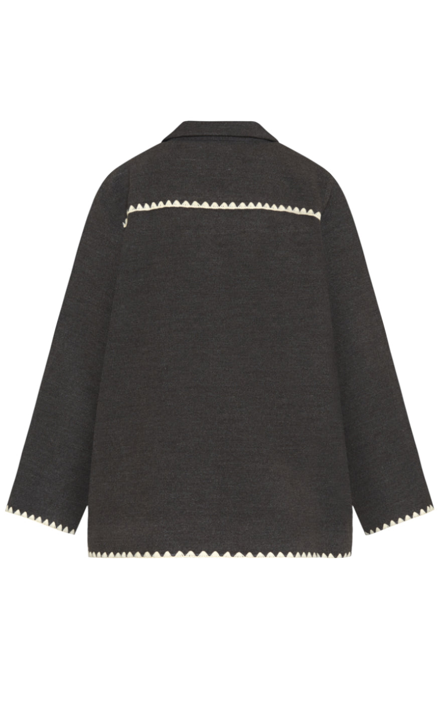 Love & Divine Jakke - Love1029 - Grey/Mel/Cream