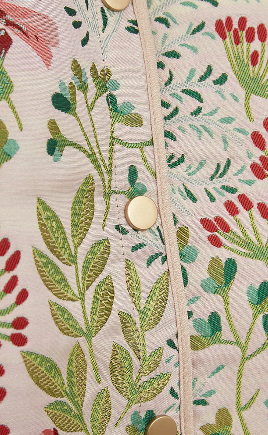 Freequent Jakke - Flowa - Moonbeam W. Hot Coral