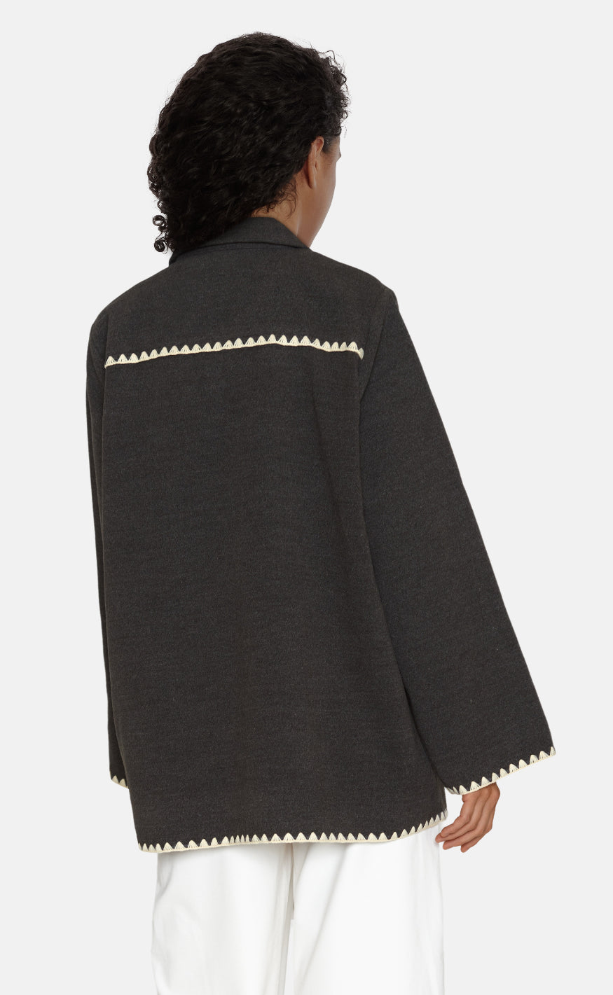 Love & Divine Jakke - Love1029 - Grey/Mel/Cream