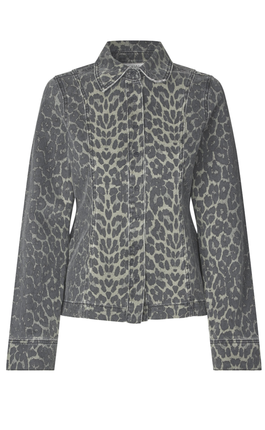 Global Funk Sjorte - Firola-G - Dark Leopard Mist