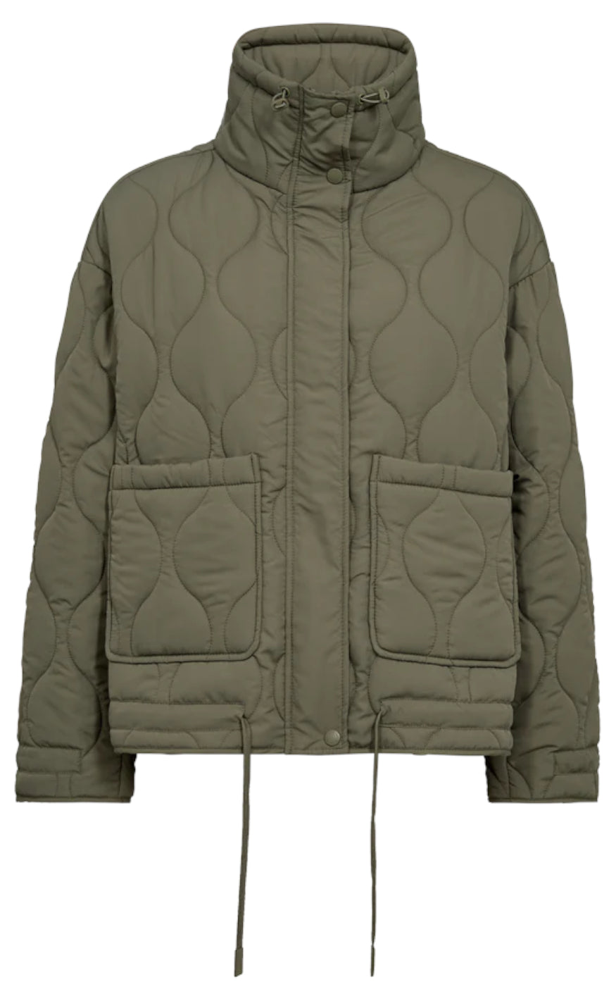 Freequent Blob - Jakke - Deep Lichen Green