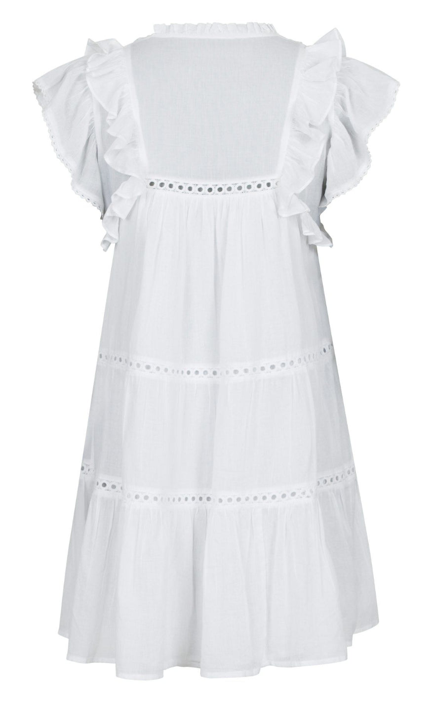 Neo Noir Kjole - Jamma S Voile - White