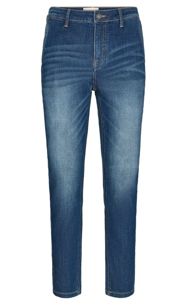 Freequent Bukser - Jane - Medium Blue Denim