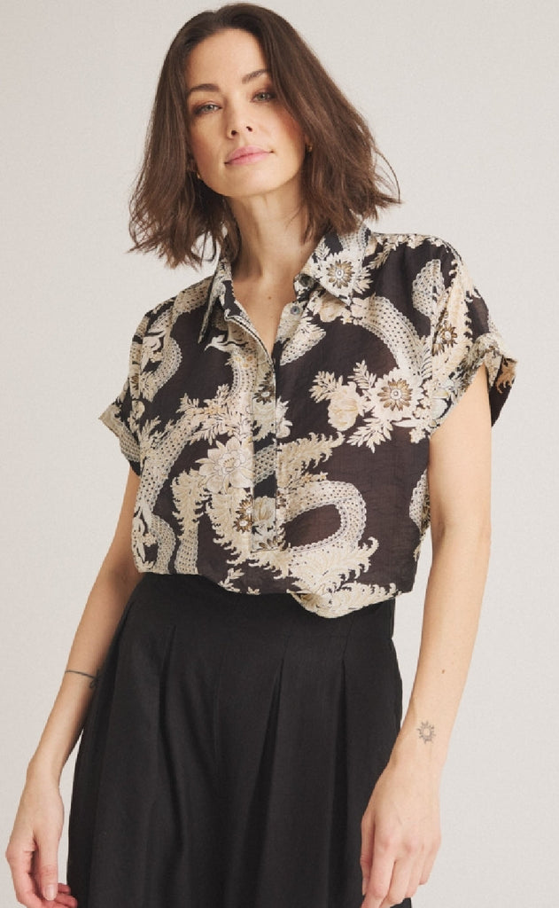 Luxzuz Bluse - Jardine - Black