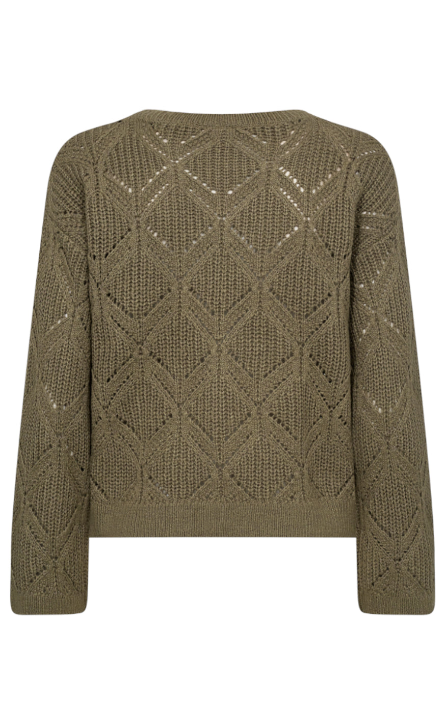 Freequent Pullover - Jazz - Deep Lichen Green Mel