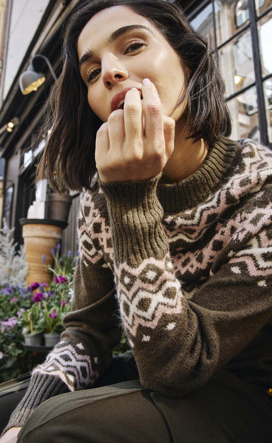 Freequent Pullover  - Merla - Morel W. Pale Mauve