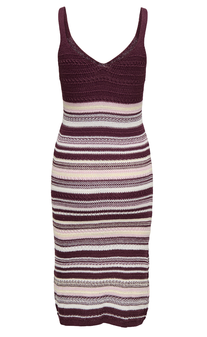 JDY Kjole - Tropical - Fig/Chalk Pink/Birch