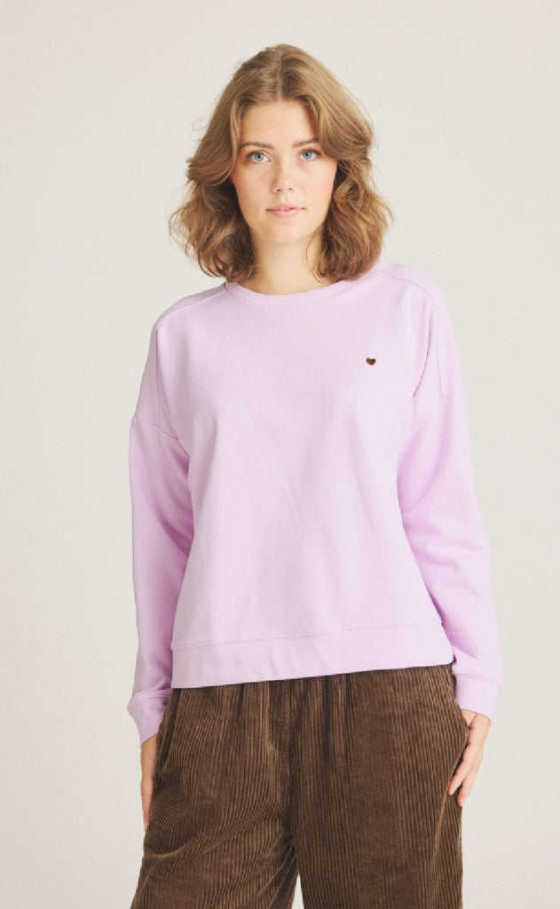 Luxzuz Sweatshirt - Jeanie - Pink Lavender
