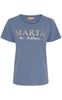 Marta Du Chateau T-shirt - Jeanette -  Denim Blue