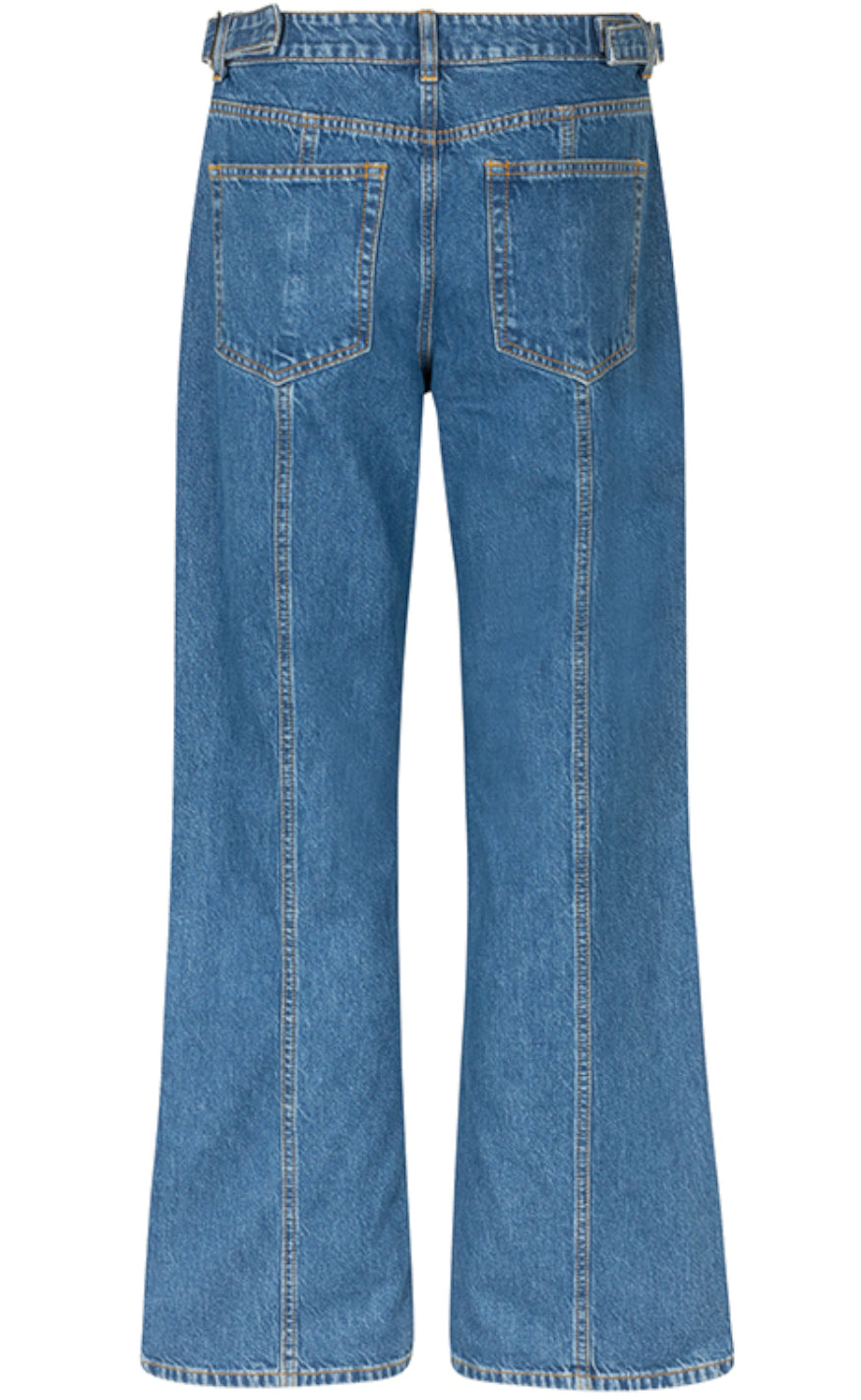 MbyM Bukser - Bisma - Mid Vintage Blue
