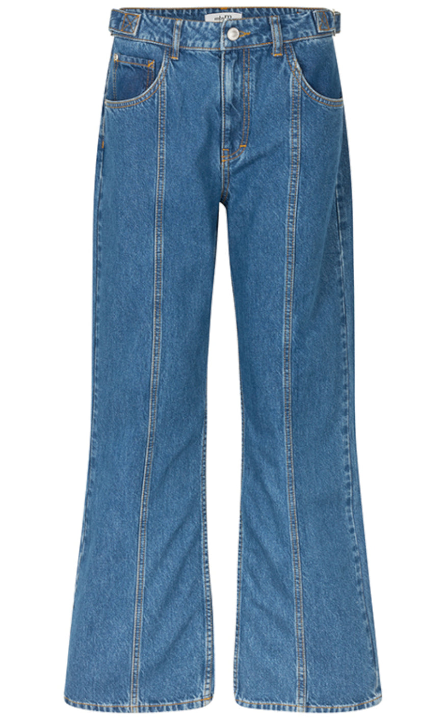 MbyM Bukser - Bisma - Mid Vintage Blue