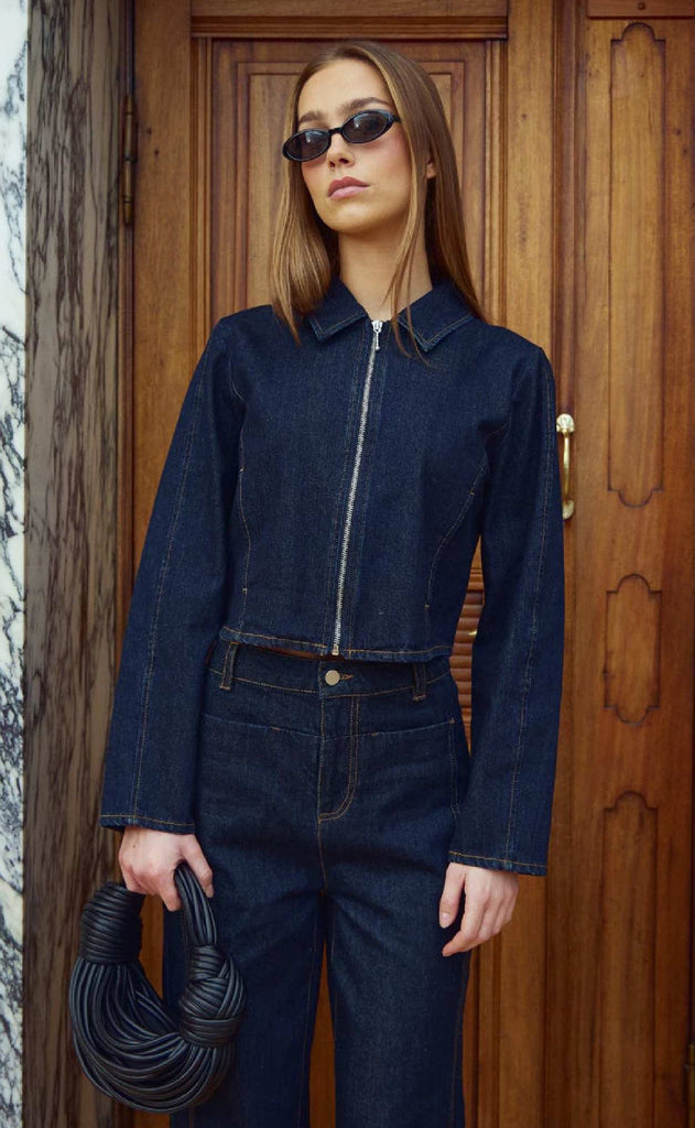 Noella Jakke - Jessi -  Blue Unwashed