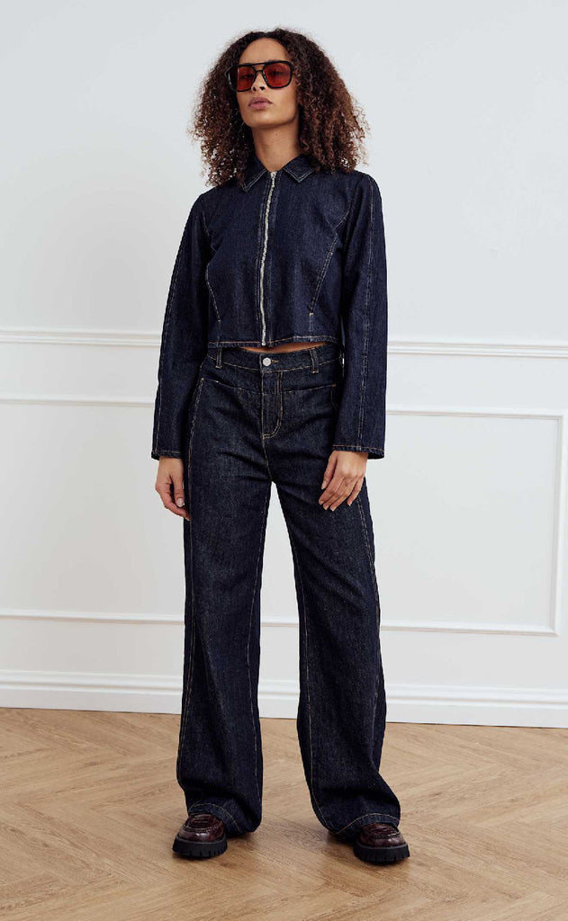 Noella Jakke - Jessi -  Blue Unwashed