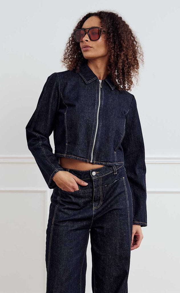 Noella Jakke - Jessi -  Blue Unwashed