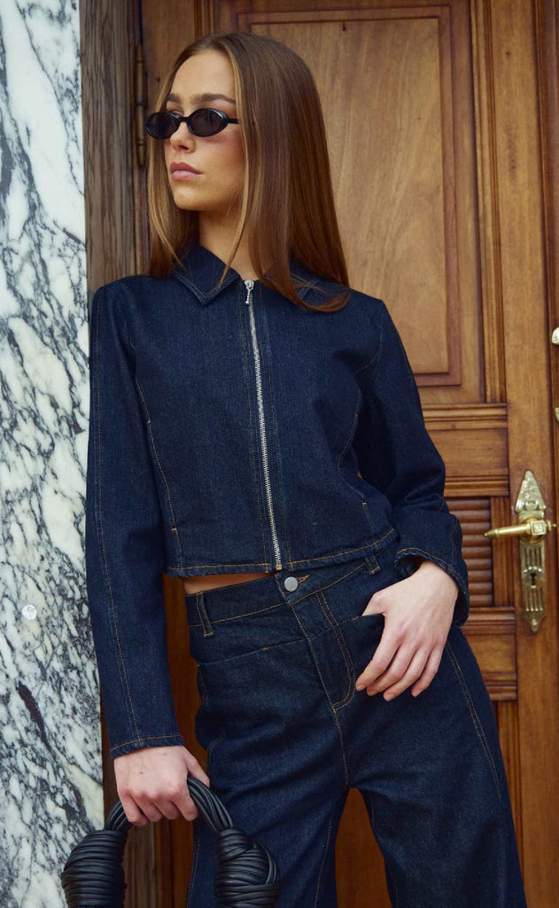 Noella Jakke - Jessi -  Blue Unwashed