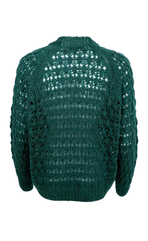 Black Colour Jumper - Trinity - Deep Green