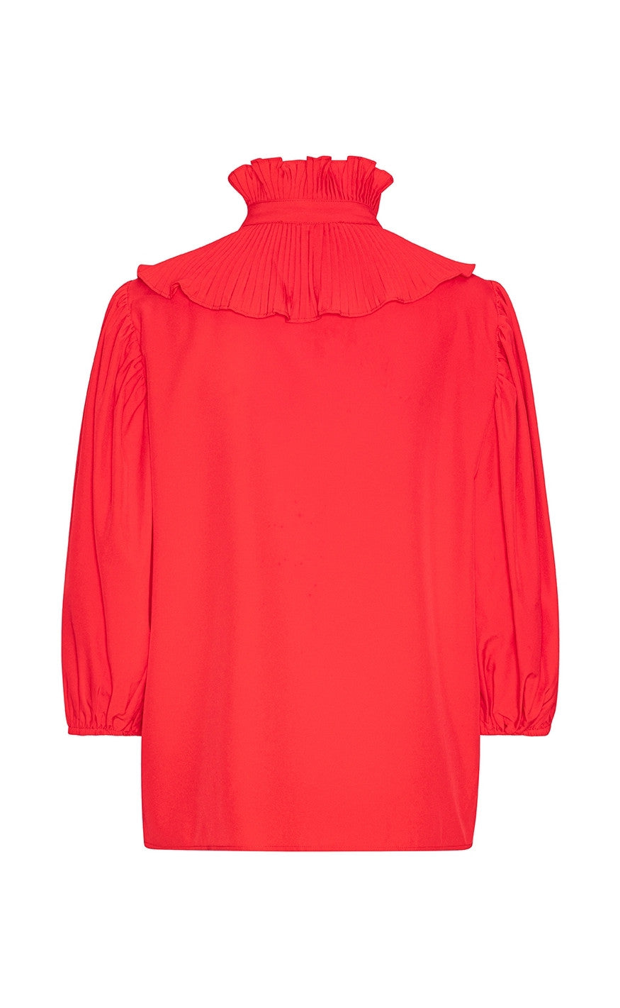 Continue Bluse - Pernille 3/4 Sleeve - Red