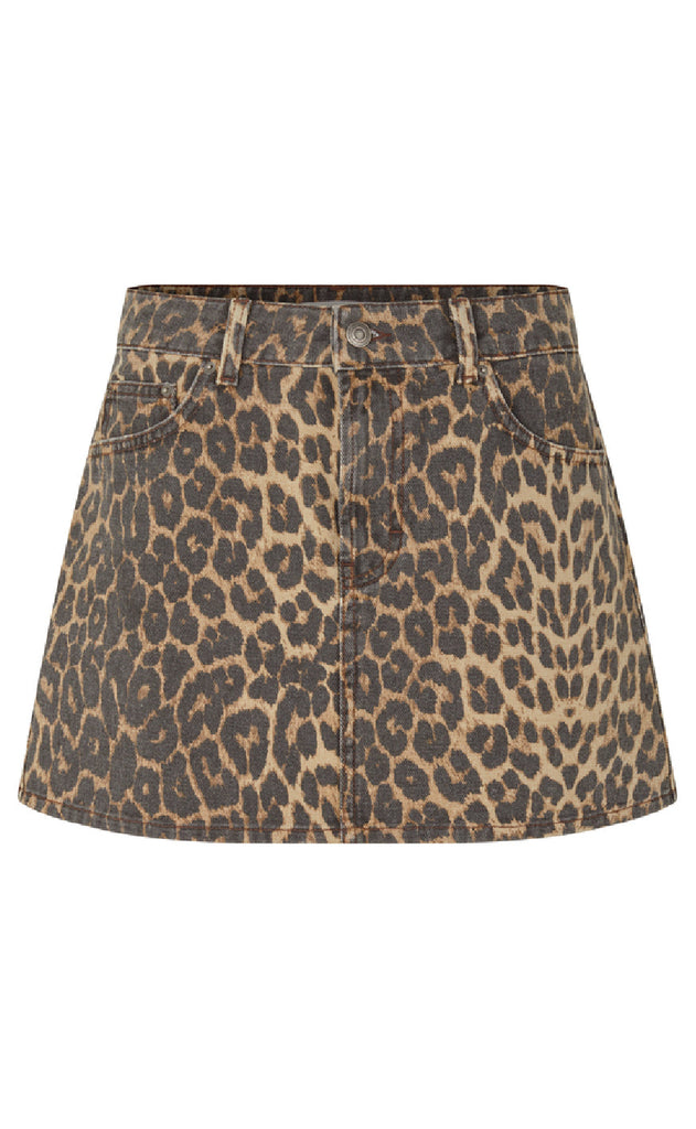 Global Funk Skjørt - Jorby-G - Leopard Mist