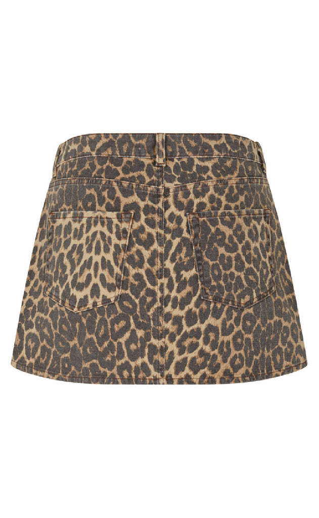 Global Funk Skjørt - Jorby-G - Leopard Mist
