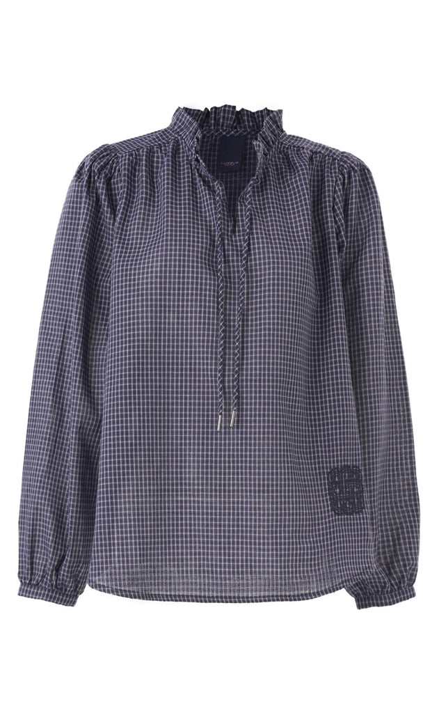 Luxzuz Bluse - Josine - Night Blue