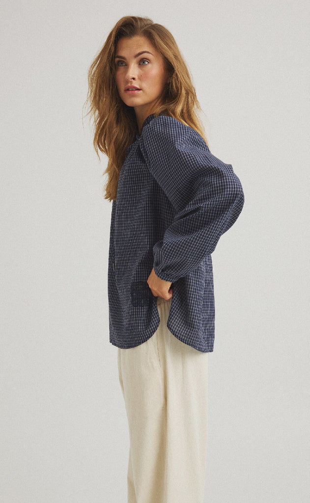 Luxzuz Bluse - Josine - Night Blue