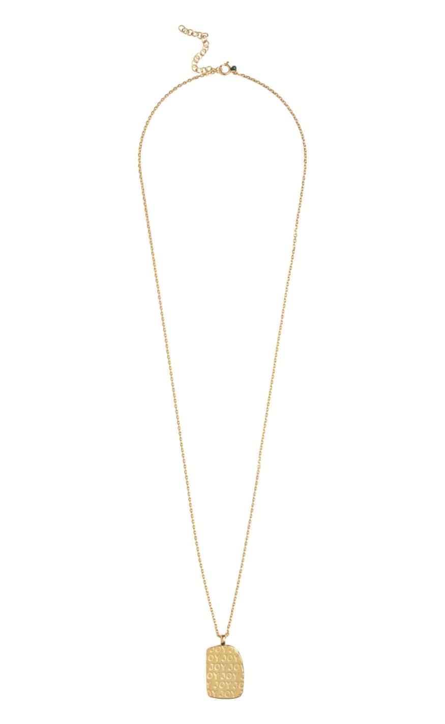 Enamel Copenhagen Halskjede - Joy Statement - Gold Colour
