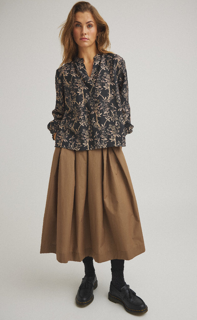 Luxzuz Bluse - Jozi - Caviar