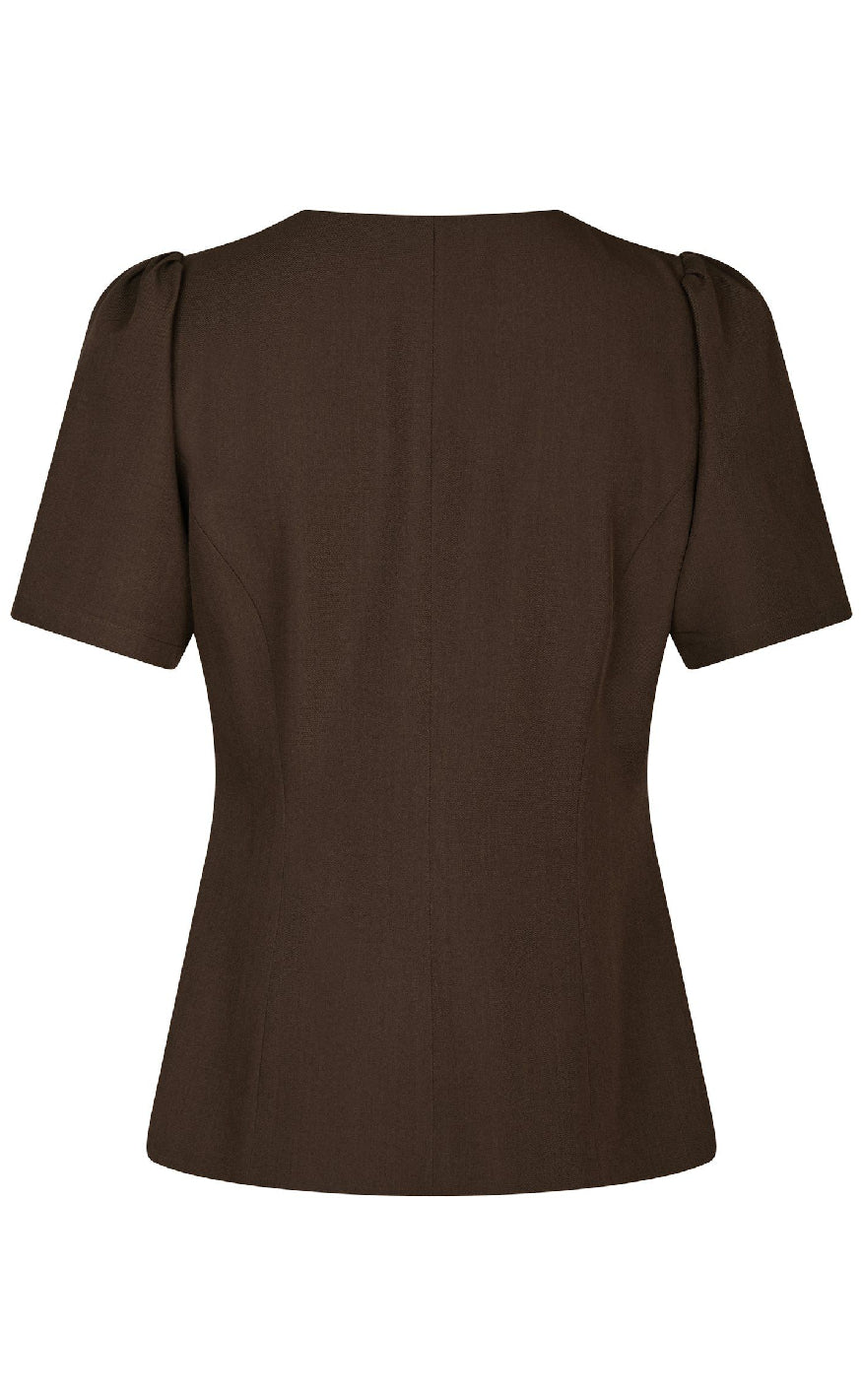 Neo Noir Bluse - Jules - Dark Brown