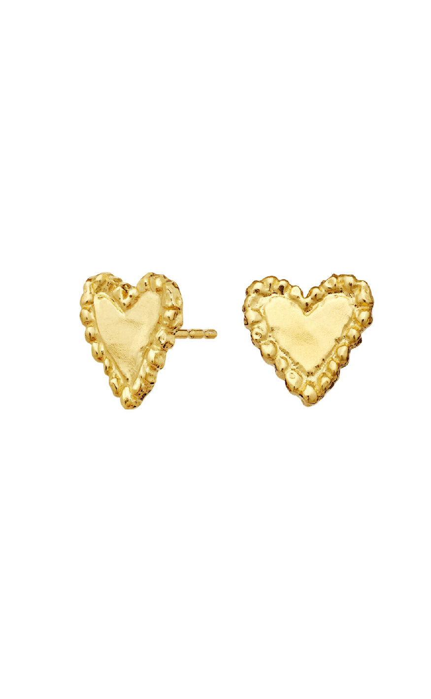 Maanesten Øreringer - Julie  - Gold Colour