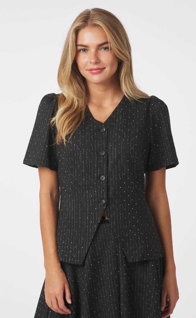 Neo Noir Bluse - Jules - Antracit