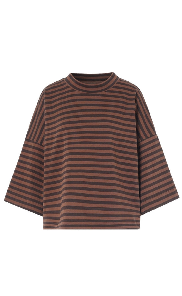 Luxzuz T-shirt - Julia - Coffee Bean