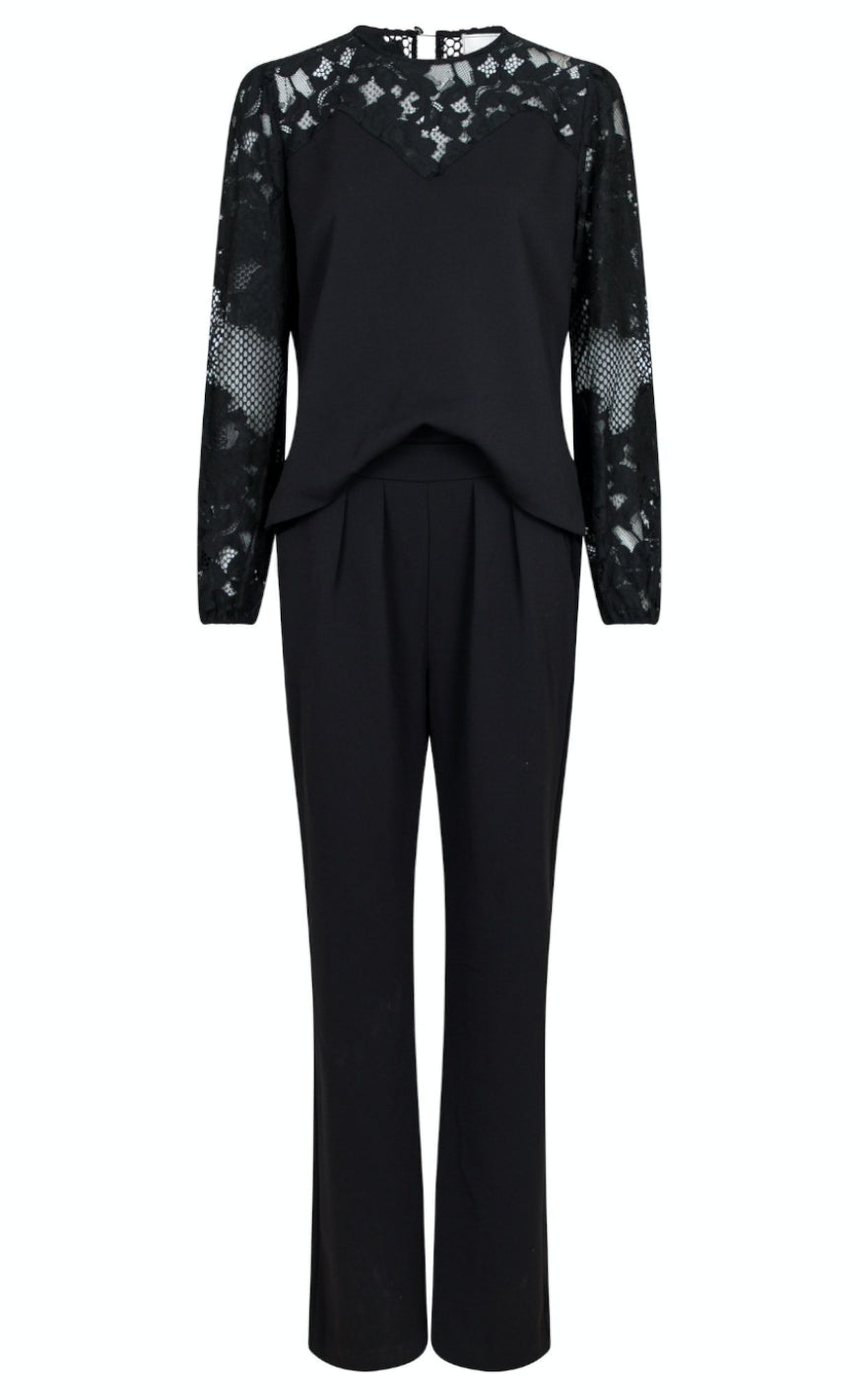 Neo Noir Jumpsuit - Antonia - Black