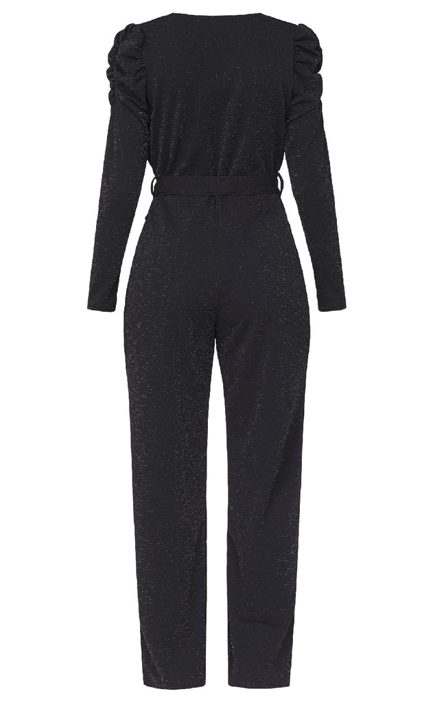 Sisters Point Jumpsuit - Egina-JU18 - Black/Silver