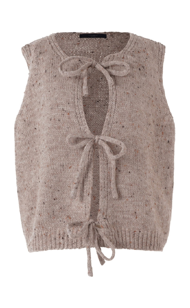 Luxzuz Vest - June - Deep Taupe