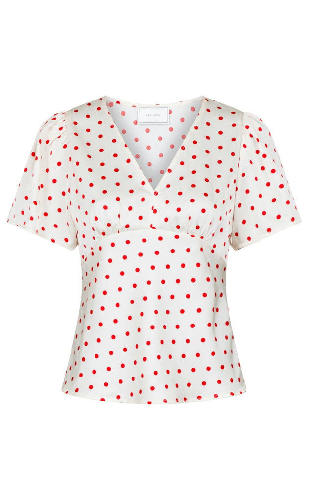 Neo Noir Bluse - Junie Dot - Red