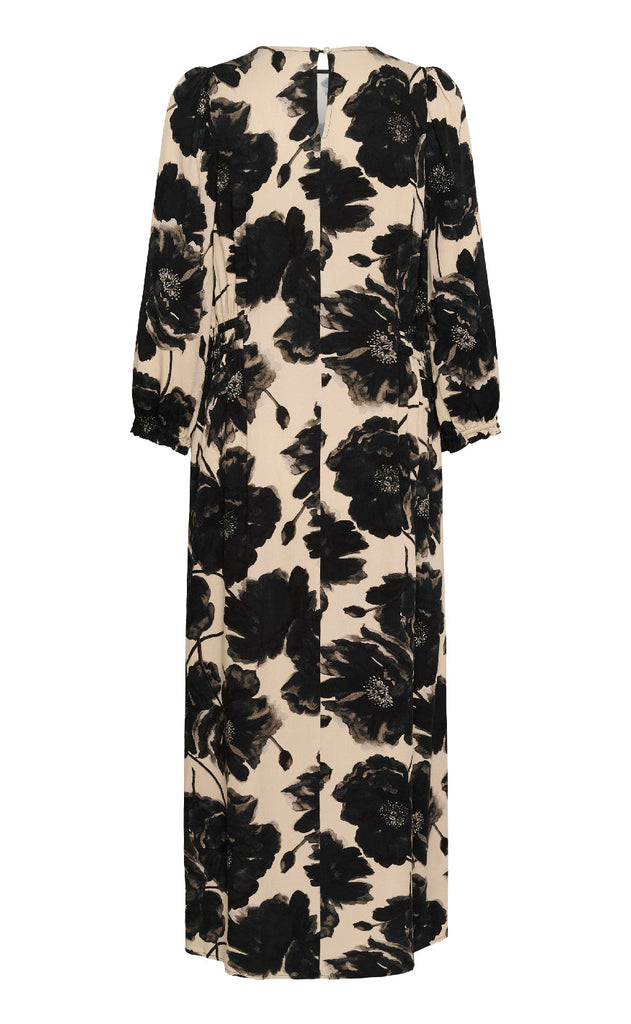 Culture Kjole - Rachel Elitha - Black/Offwhite Flower