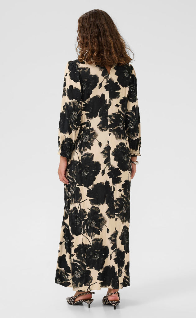 Culture Kjole - Rachel Elitha - Black/Offwhite Flower