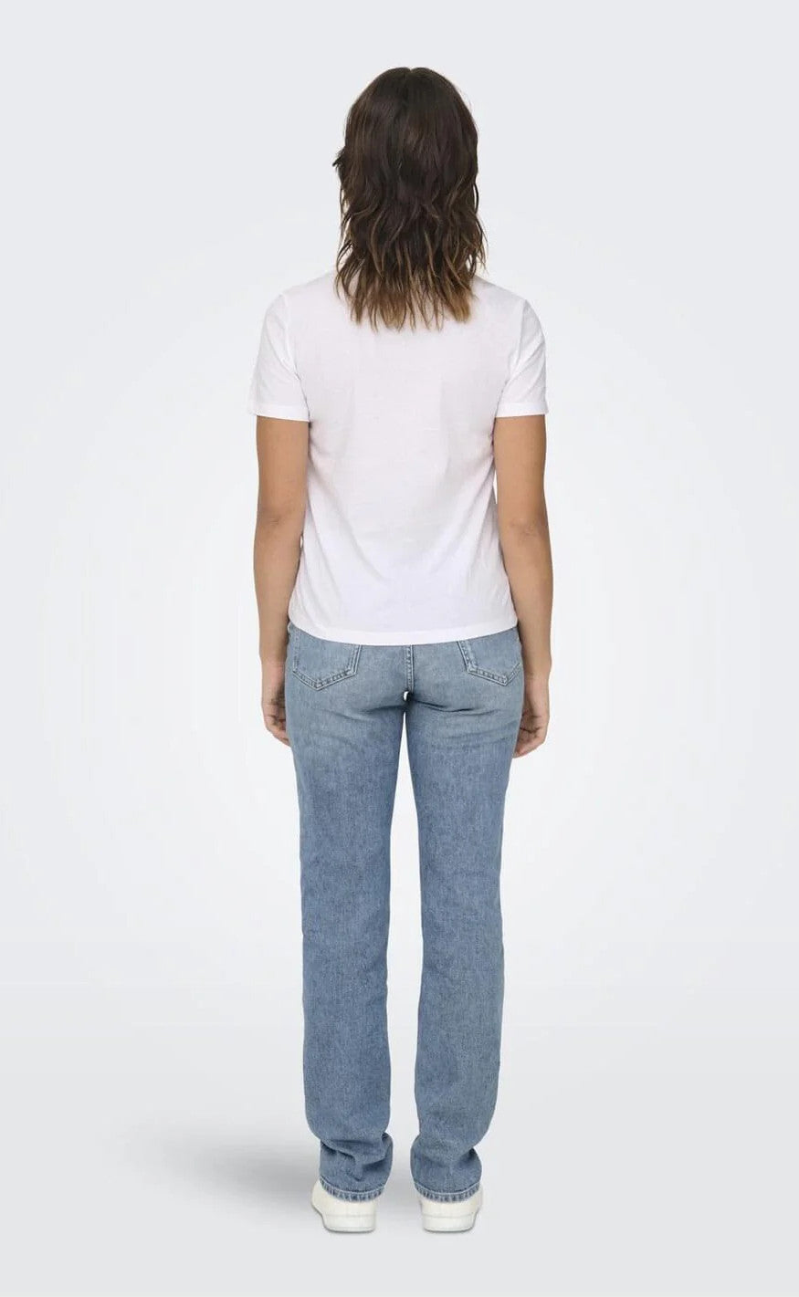 ONLY T-shirt - Ketty Life s/s - Bright White/Cherries
