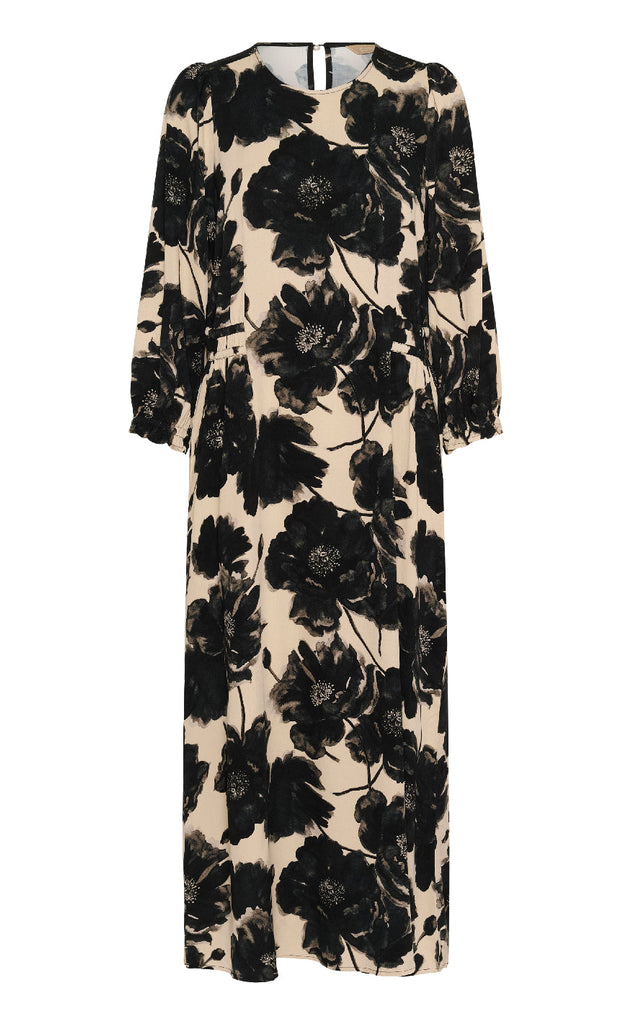 Culture Kjole - Rachel Elitha - Black/Offwhite Flower