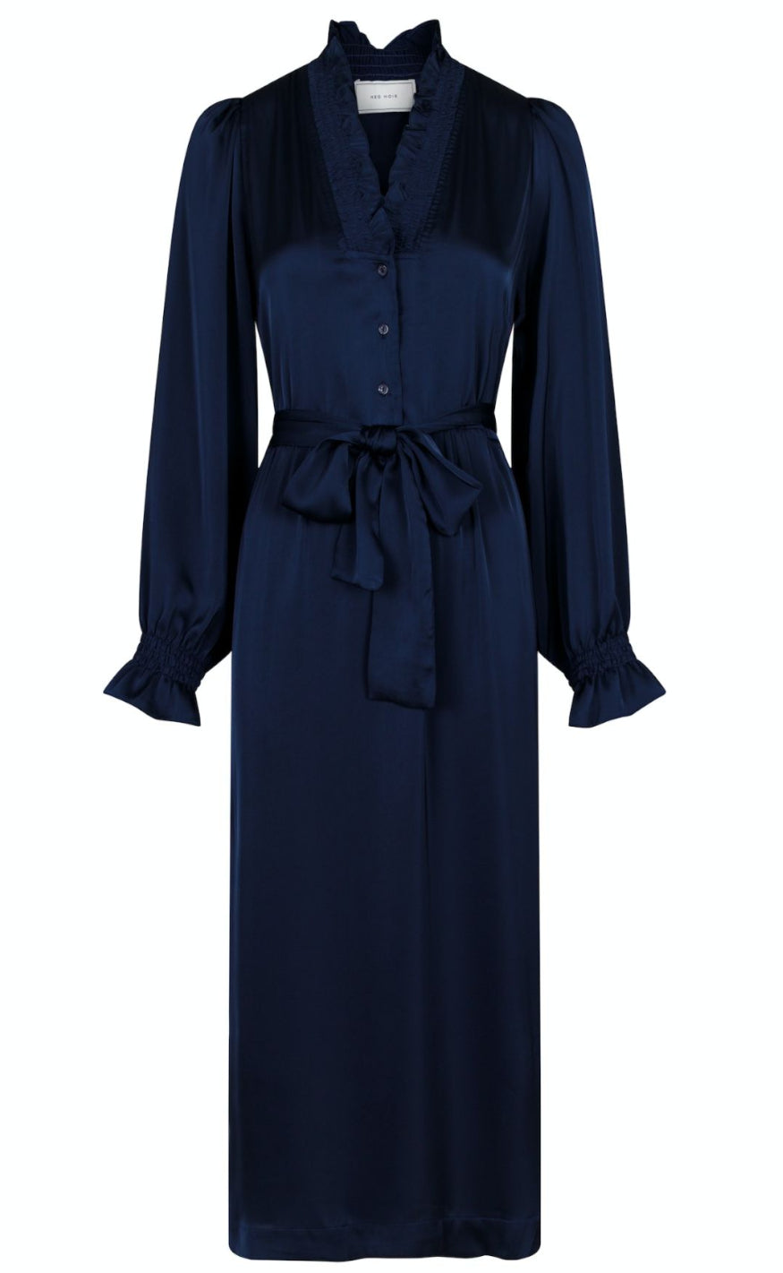 Neo Noir Kjole - Borelli - Navy