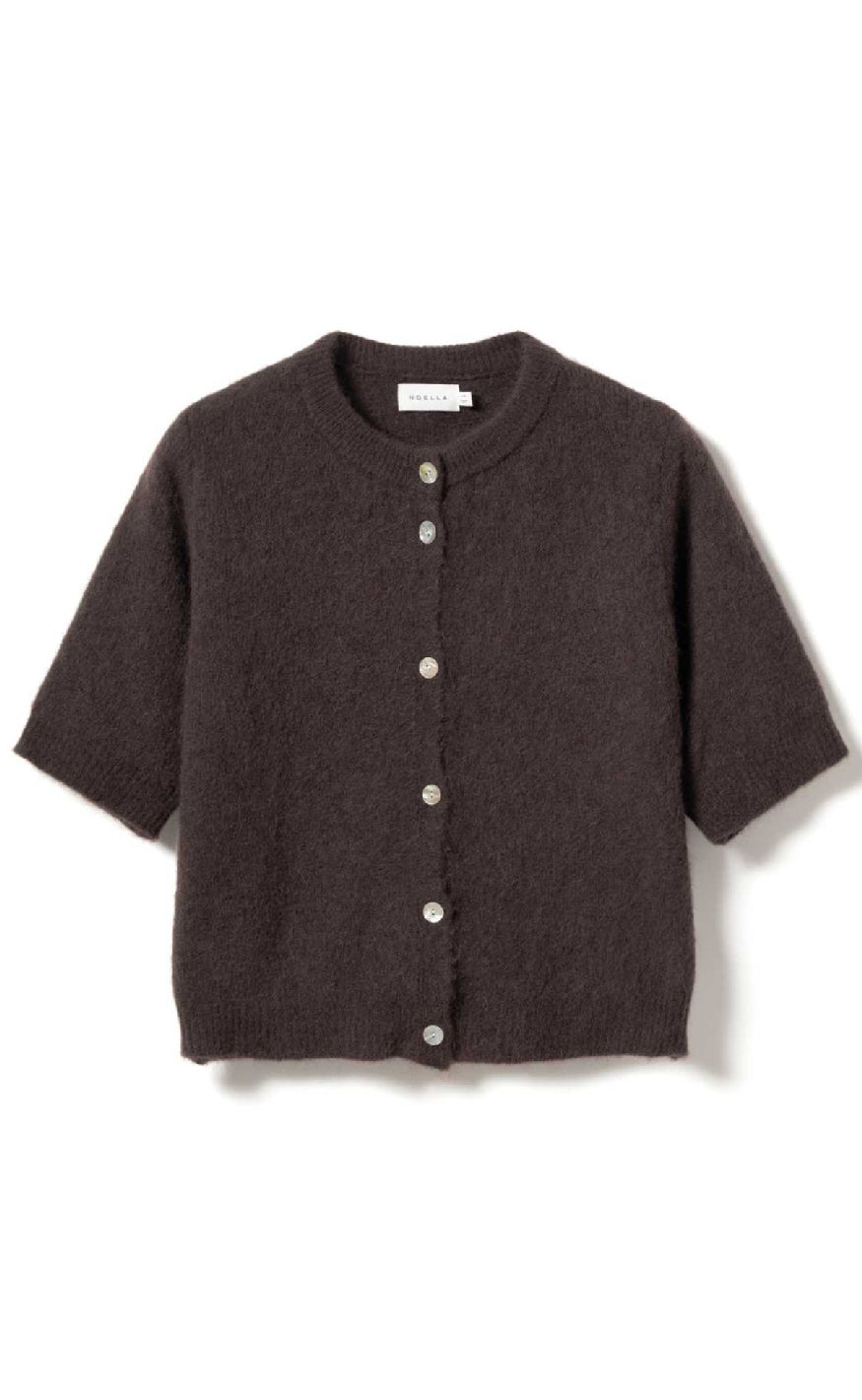 Noella Cardigan - Kae SS - Chocolate